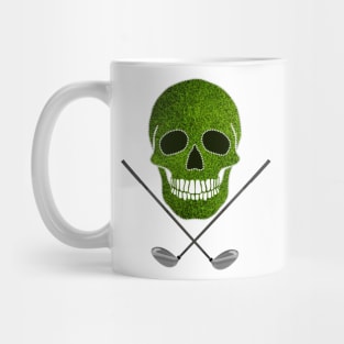 Skull and Golf Clubs Mug